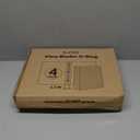 SUNEE 1.5 Inch Binders 3 Ring 4 Pack, Clear View 1 1/2 Inch Binders Three Ring PVC-Free (Fit 8.5x11 Inches) for School or Office Supplies, Assorted Pastel