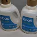ECOS Laundry Detergent Liquid, 200 Loads - Dermatologist Tested Laundry Soap - Hypoallergenic, EPA Safer Choice Certified, Plant-Powered, Free & Clear, 100 Fl Oz (Pack of 2)