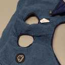 Dog Winter Jacket for Small Dogs Waterproof with Harness Hole,Windproof Puppy Fleece Vest Warm for 12 to 17lbs