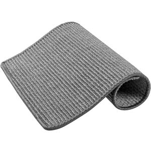 GIBZ Carpet Cat Scratching Mat Sisal, Horizontal Cat Floor Scratching Pad Rug, Cat Scratching Rug Wall Scratchers for Indoor Cats, L61-Grey, L: 19.5x31.2