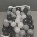 Heopeis Soft Plastic Ball Pit Balls for Ball Pit, 100pcs Plastic Toy Balls for Kids, Crush Proof Balls for Baby Toddler 1 2 3 4 5 Years Old Ball Pool Play Tent, Baby Pool Water Toys, Party Decoration