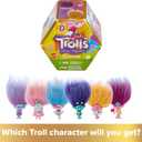 Mattel DreamWorks Trolls Band Together Rainbow Pom Poms Keychains with Surprise Mini Doll, Rainbow Series 1, Flip to Reveal