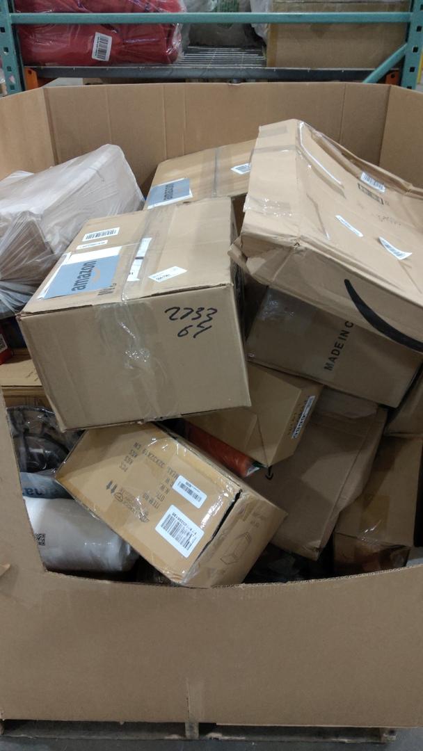 pallet of salvaged items