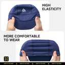 SAITAG Cycling Cap, Bike Skull Cap Helmet Liner with Sun Visor, Sun Protection Running Hat for Men Women Under Helmet Royal Blue