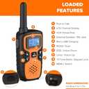 Wishouse Walkie Talkies for Adults Long Range-Rechargeable 4 Pack 2 Way Radios, Hiking Accessories Camping Gear Xmas Birthday Gift for Kids Family with Lamp,SOS Siren,NOAA Weather Alert,Easy to Use