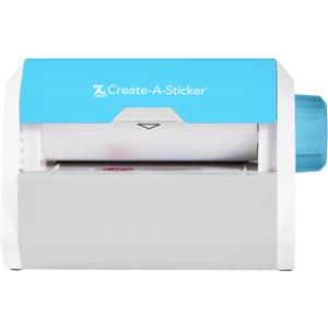 Xyron Create-a-Sticker, 5" Sticker and Label Maker Machine for Small Business and DIY Crafts, Includes Permanent Adhesive, Pre-Loaded (0501-05-10A)