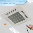 Blulu 10 Pcs Remote Control Holders Tethers with Spring Ropes Retractable Remote Control Leash Coiled Security Cable for TV DVD Game Console Tablets, Wall-Mount with Adhesive, Anti-Loss, 1.5m/ 4.9ft