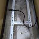 Rectangular Chandeliers 26-Lights Long Light for Entryway LED Dimmable Chandeliers Lighting Fixture Flat Sloped High Ceiling Pendant Lights Crystal for Living Room Foyer Hallway Staircase Black