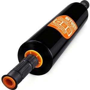 Black Stretch Film Shrink Wrap for Moving Supplies (15inch, 1 Pack) x 1000ft, Industrial Strength Plastic Wrap Stretch Roll for Pallet Wrapping Shipping Moving Boxes Storage Furniture with Handles