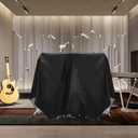Gasadar Drum Set Dust Cover Water-Resistant Dustproof Protective Cover for Most Drum Frames and Kits with Weighted Corners and Bag 108"L x 80"W Black