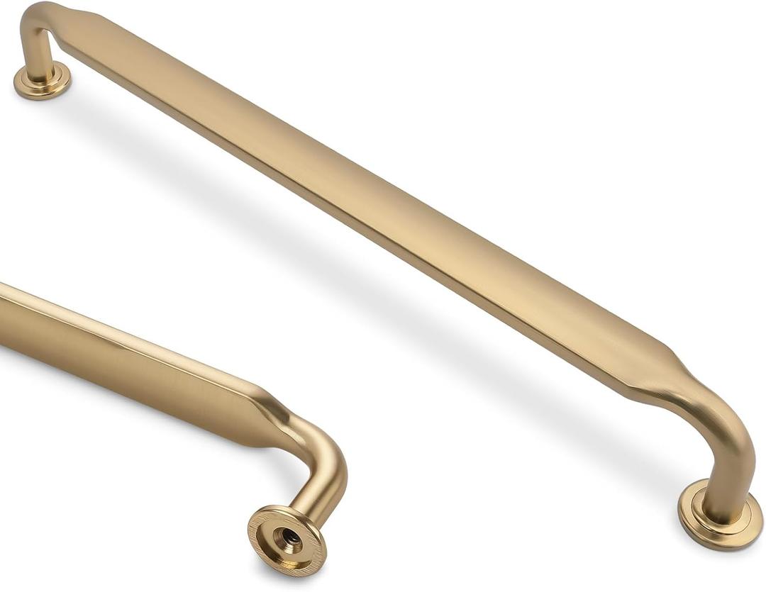 10 Pack 7-1/2 Inch Cabinet Pulls Champagne Bronze Kitchen Cabinet Handles Zinc Alloy Drawer Pulls Solid Cabinet Hardware