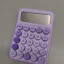 Mr. Pen Mechanical Switch Calculator, 12 Digits, Large LCD Display, Purple Calculator Big Buttons