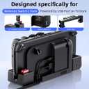 Switch 2 Charging Dock Stand, for Nintendo 2 Joy-Con Controllers and Switch 2 Storage Stand, 4 in 1 Fast Charger Station