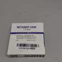 JMU Retainer Case, Mouth Guard Case with Mirror, Black