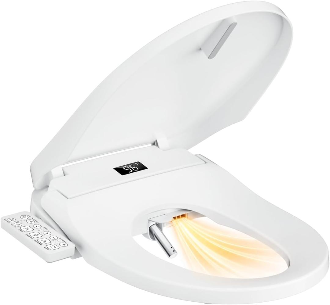 GAICOM Bidet Toilet Seat Elongated, Electric Smart Heated Toilet Seat