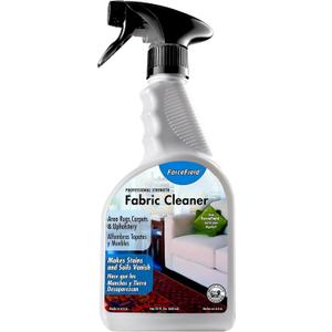 ForceField Fabric Cleaner Professional Strength, Deeply Penetrates Water Safe Fabric & Fibers of Upholstery, Clothing, Rugs & Carpeting - 22oz