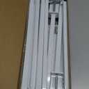 Over The Table Rod Stand with Clamps Adjustable 13''-42'' Tall 29"-98" Length White Table Arch Hanging Stand for Wedding Birthday Party Halloween Christmas Decoration