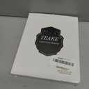 YEAKE Table Desk Vanity Makeup Mirror, 8-Inch Portable Folding Mirror with Metal Stand 90° Adjustable Rotation Travel Make Up Mirror Hanging Bathroom for Shower Shaving(Gray)