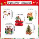 2 x Happy Holidays Decorations - Christmas Party Decorations with Banner for Friendsmas Party
