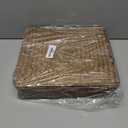 Sumnacon Tissue Box Cover Rectangle Tissue Box Seagrass Tissue Box Holder Woven Tissue Holder Decorative Tissue Cover for Bathroom Tissue Box Cover Rectangular for Home Office Table Coffee