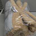 2 Pack Washable Dog Bed, Deluxe Plush Dog Crate Beds with Anti-Slip, Comfy Kennel Pad Pet Sleeping Mat for Large, Medium and Small Dogs (2 Pack x Brown, 23.0" L x 18.0" W x 3.0")