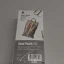 pack all Shoe Bag for Travel, Water-Resistant Shoe Pouch for Gym, Odor-Resistant Soccer Cleats Bag for Sport (Grey, 2-Pack)