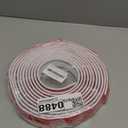 moonoom 20 Ft x 1.6''Wall Decoration Molding Trim,Self-Adhesive 3D Chair Rail Panel Molding, Flexible DIY Wall Trim for Walls Mirror Window Frame and Home Decoration (White)