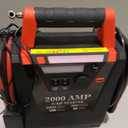 Jump Starter with Air Compressor,2000A Car Battery Jumper Starter 260 PSI Tire Inflator,6 in 1 Auto Lead-Acid Battery Booster Jump Starter for Up to 10.0L Gas or 8.0L Diesel with LED Light