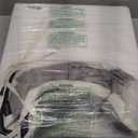 AAAAAcessories Outdoor Seat Cushions for Chairs, Waterproof, Fade-Resistant, 18.5" x 16" x 3", Patio Furniture Replacement Cushions, Set of 2, Creamy White