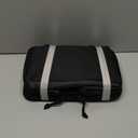 Tactical Lunch Box for Men, Expandable Large Insulated Lunch Bag for Adult, Heavy Duty Double Deck Lunch Cooler Bag with Shoulder Strap, Leakproof Soft Lunch Pail with American Flag - Black (16L)