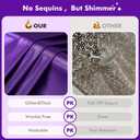 10ftx10ft Shimmer Purple Sequin Backdrop Curtain for Parties-2 Panels 5x10ft Thick Wrinkle Free Glitter Backdrop Drapes Photo Back Drop Curtains for Girl Birthday Wedding Photography Background