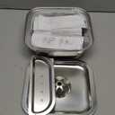 Cat Water Fountain Stainless Steel, 4L/135oz Cat Fountain, Automatic Dog Drinking Dispenser with Water Level Window, 10 Filters, Metal Pet Water Bowl Indoor, Quiet Pump, Easy Cleaning