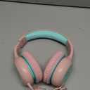 Kids Headphones Wired with Microphone, USB Type C Headphones for Kids Girls Boys with Cord/LED Lights/85/94dB Volume Limit, Portable Over Ear Headphones for School/Travel/Tablet/iPad (Pink)