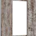 Light Switch Cover Plate Rustic Wood Grey Brown Vintage Wooden Plank 1 Gang Outlet Covers Single Rocker Decorative Switch plates Electrical Wall Plates GFCI Receptacle for Farmhouse Home Decor