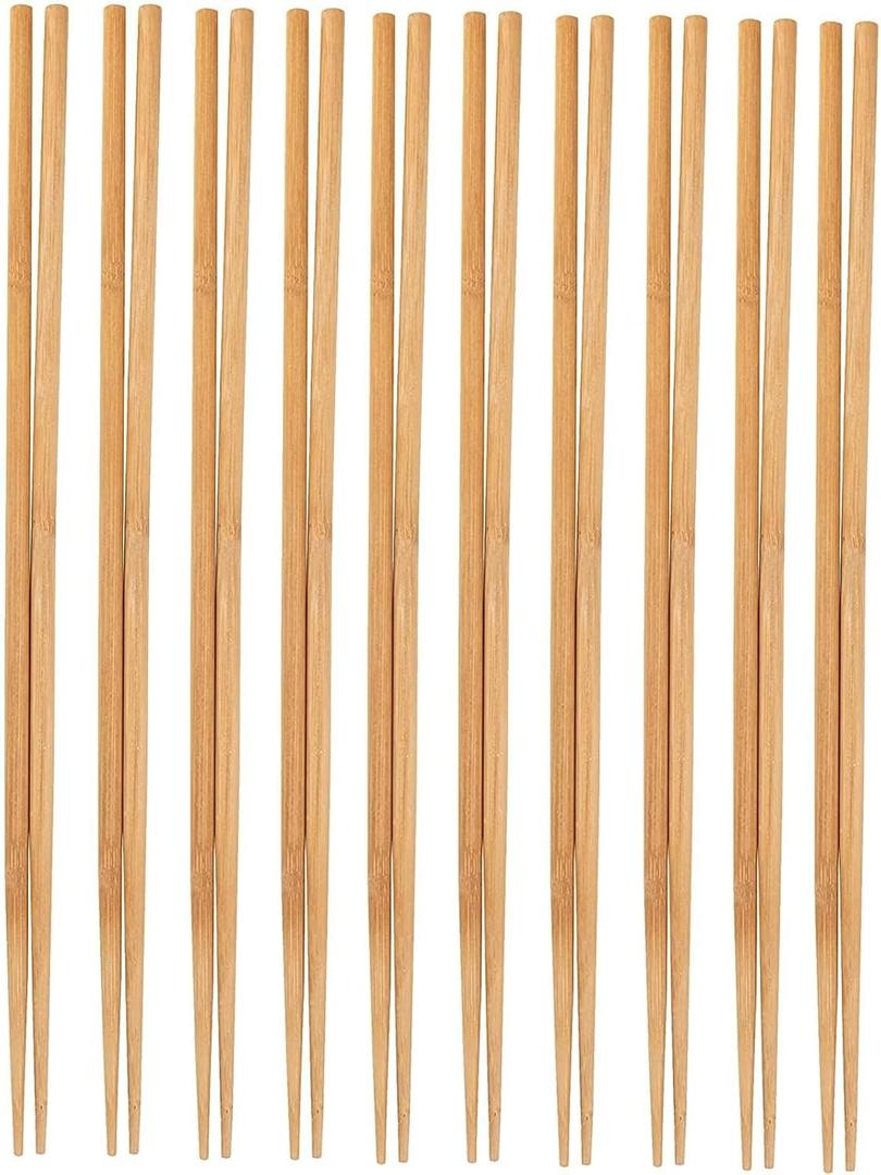 Juvale Extra Long Cooking Chopsticks - 10-Pack, For Frying, Hot Pot, Noodles in Chinese and Japanese Style - 16.5 Inches - Cooking Chopsticks Long