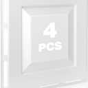4-Pack 4-Way Ceiling Air Diverter 24"x24", Air Diverter for 2'x2' Ceiling Grid, Tool-Free Installation, Airflow Redirector for Offices, Classrooms, and Commercial Spaces