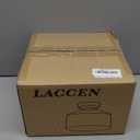 Semi Flush Mount Ceiling Light - Clear Glass Pendant Lamp Shade, Matte Black Finish, Modern Farmhouse Light Fixture for Hallway Corridor Kitchen Entryway Bedroom, Bulb Not Included