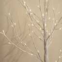 Birch Tree Lights, Set of 3 (4FT, 6FT, 8FT), 440 Warm White LED Lights with Timer Function, Christmas Outdoor Decor for Garden Patio Yard, Indoor Christmas Decorations for Home Bedroom Party