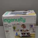 Ingenuity Baby Base 2-in-1 Booster Feeding and Floor Seat with Self-Storing Tray - Slate