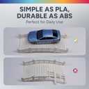 OVERTURE PETG 3D Printer Filament 1.75mm, Neatly Wound Durable PETG 1kg Spool (2.2lbs), Strong Toughness Filament, Dimensional Accuracy +/- 0.02mm, Fit Most FDM Printers (Black (1-Pack))