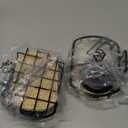 HASKO 2 Pack Suction Cup Soap Dish for Shower Wall, Rustproof Stainless Steel, Shower Soap Holder with Hooks, Includes Optional No Drill Adhesive Mount for Bathroom, 2 Soap Savers, Black