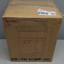 Chefman CafMaster Pro Espresso Machine, Brew Single or Double Shots, Coffee Maker with Built-In Milk Frother for Cappuccino & Latte, XL 1.8 Liter Removable Water Reservoir - Stainless Steel