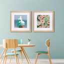 VNVNK 15x15 Frame Natural Wood Color, Perfect for 15x15 Inch Picture without Mat or 11x11 Inch Picture with Mat, Home Wall Decor Picture Frame-1 PCS