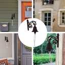 DOITOOL Vintage Cast Iron Doorbell 6.29 Inch Metal Bell Ringer Wall Mounted Decorative Bell for Home Garden Indoor Outdoor Use Rustic Style