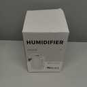 Blingbin Humidifiers for Bedroom, 2.5L Dual Nozzle Air Humidifiers for Home with Night Light, Portable Quiet Cool Mist Humidifiers,Desk Humidifier with LCD Display for Bedroom Travel Office Baby Plant