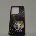 Elephant Sunflower Tempered Glass Case for Motorola Moto G Play 5G 2025/Moto G Power 5G 2025 Soft TPU Bumper Fashion Men Women Phone Case Shockproof Protective Cover