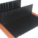 32 Pack - L 10" x H 6" x W1.5, 5mm Thick Black L Shelf Bracket, Iron Shelf Brackets, Metal Shelf Brackets, Floating Shelf, Shelf Supports with Screws