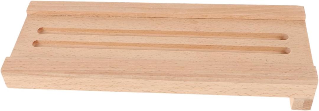 Woodworking Chopsticks Mold 11.92X4.33X1.77In Natural Wooden Chopstick Maker DIY Slotted Template for Handmade Reusable Household Crafting