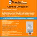 ThunderEase Dog Calming Pheromone Diffuser Kit | Powered by ADAPTIL | Vet Recommended to Relieve Separation Anxiety, Stress Barking & Chewing, and Fear of Fireworks & Thunderstorms (30 Day Supply)