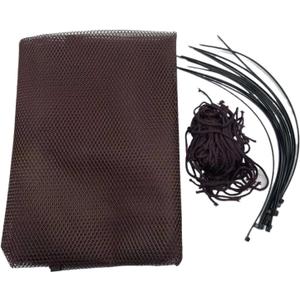 Anti-Fall Net Kids Stairs Safety Net Multipurpose Bannister Guard Deck Fence Safety Protective Net for Balcony Stairs(Chocolate)